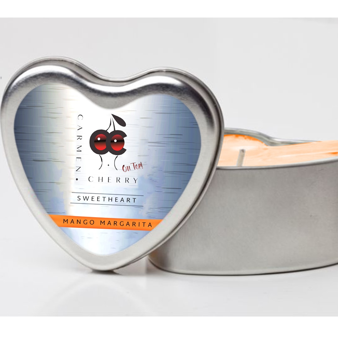 Sweetheart Edible Massage Candle — Mango Margarita
