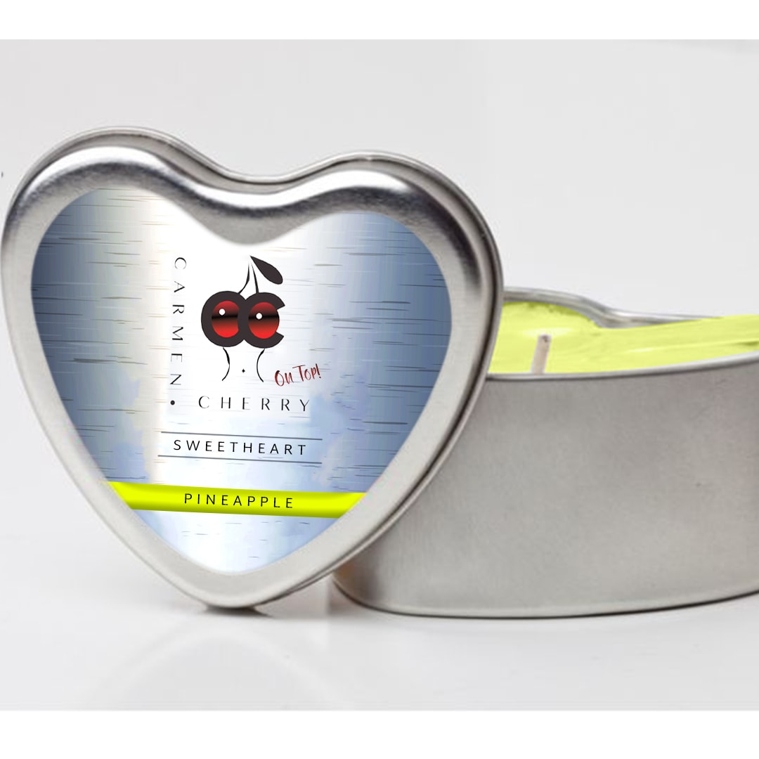 Sweetheart Edible Massage Candle — Pineapple