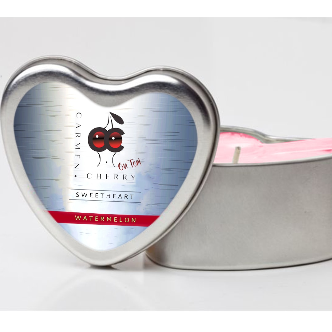 Sweetheart Edible Massage Candle — Watermelon