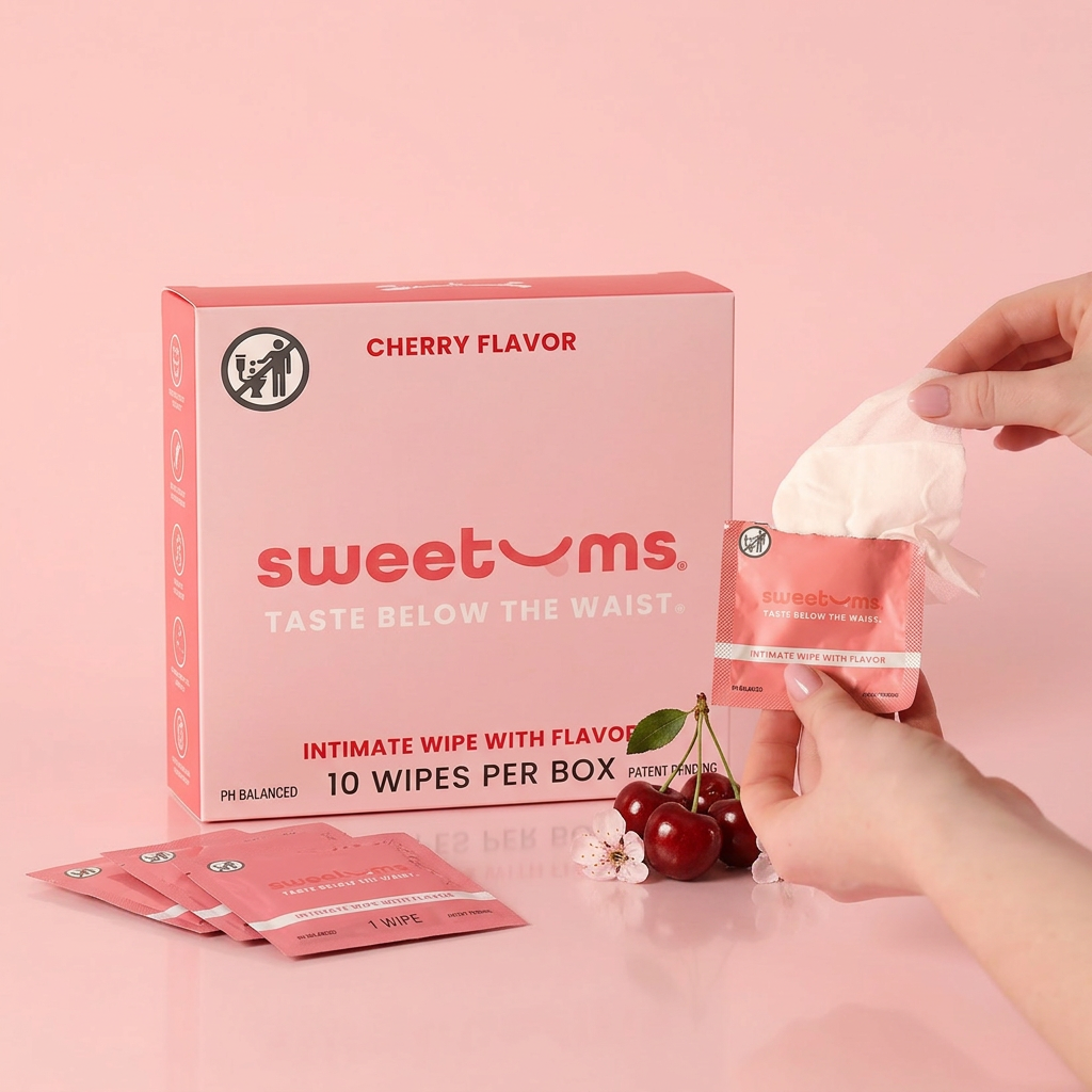Sweetums Intimate Wipes — Cherry