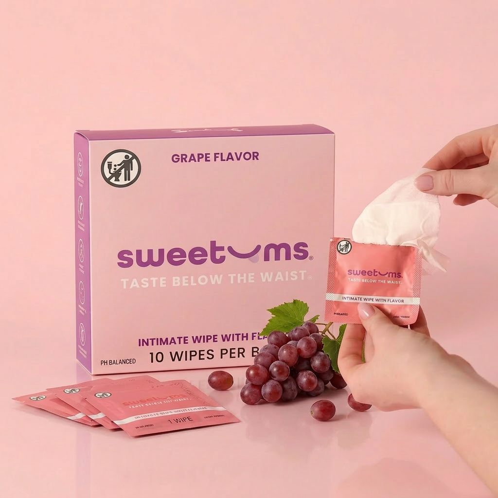 Sweetums Intimate Wipes — Grape