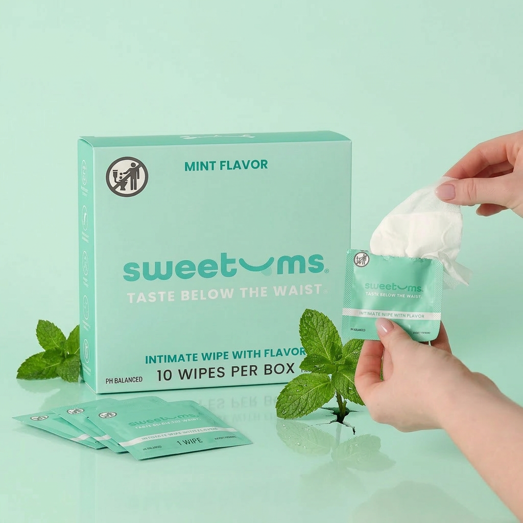 Sweetums Intimate Wipes — Sweet Mint