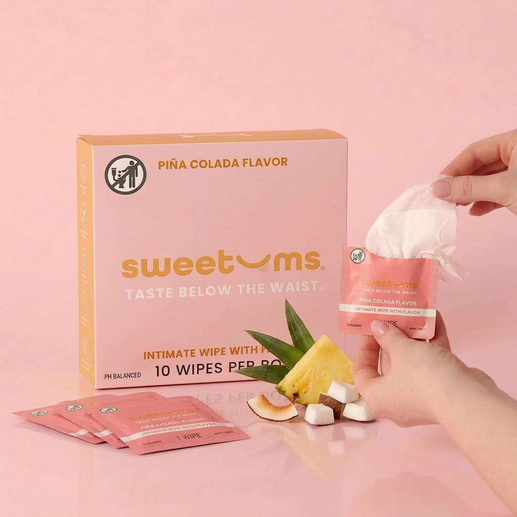 Sweetums Intimate Wipes — Piña Colada