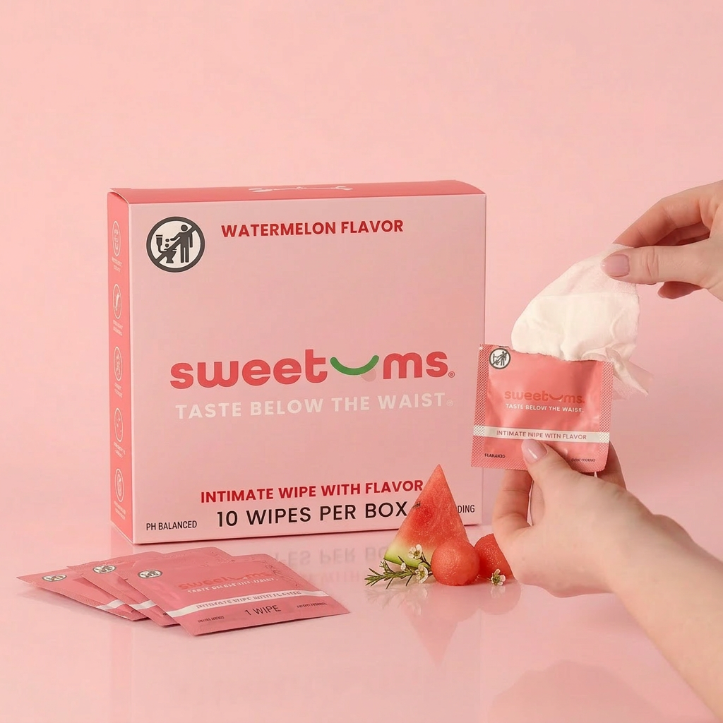 Sweetums Intimate Wipes — Watermelon